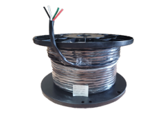 Fil de communication en cuivre - Noir - c(UL) - 75 mètres