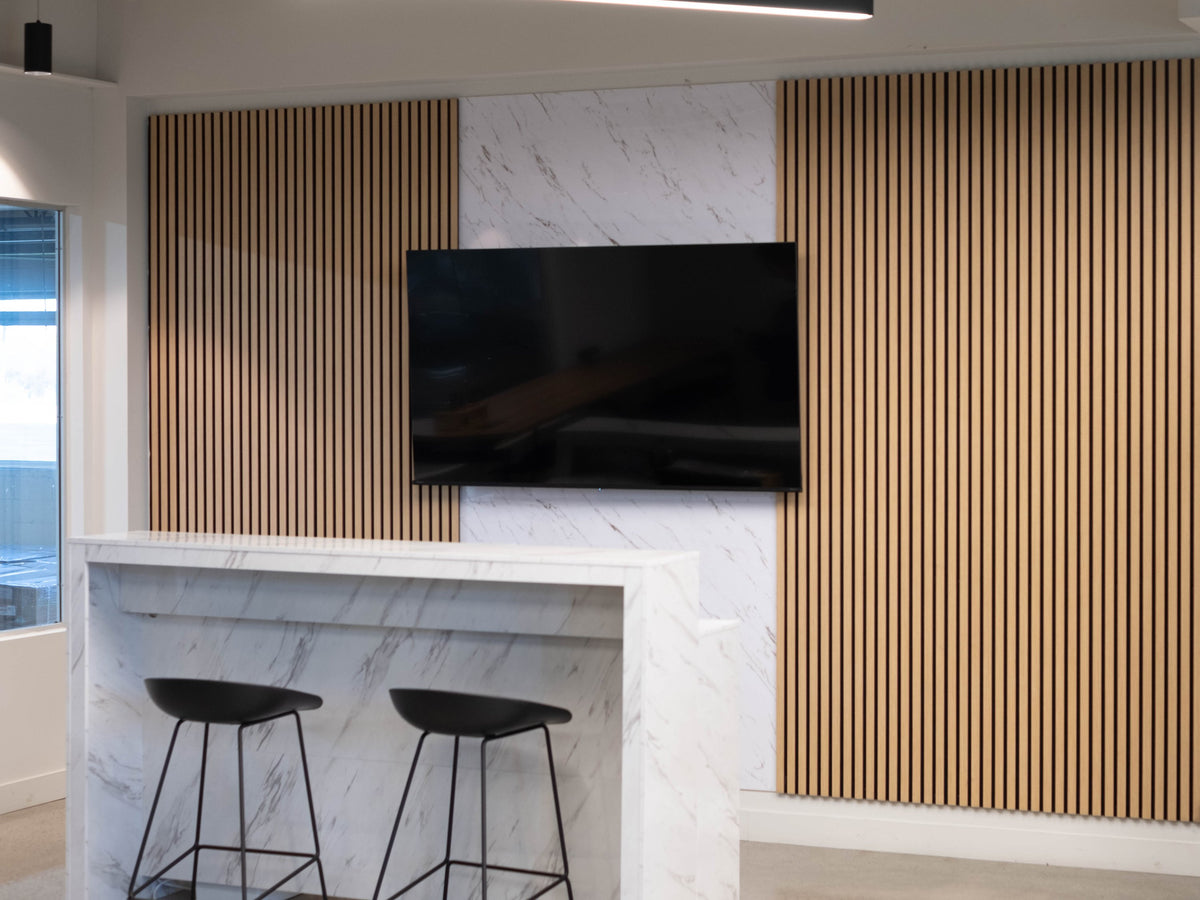 Comptoir lounge des bureaux de Longueuil
