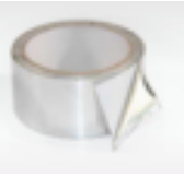 Ruban adhésif en aluminium 50 microns - 2'' x 98 Pieds